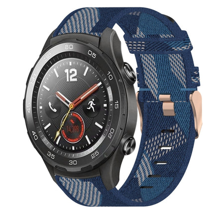 20mm Nylon Woven Watch Band, For Huawei Watch 2, For Honor Watch ES, For Honor MagicWatch2 42mm