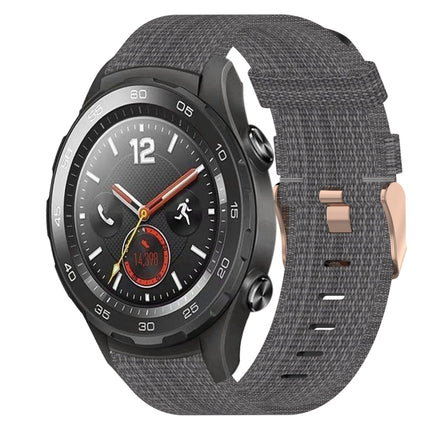 20mm Nylon Woven Watch Band, For Huawei Watch 2, For Honor Watch ES, For Honor MagicWatch2 42mm
