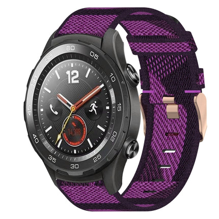 20mm Nylon Woven Watch Band, For Huawei Watch 2, For Honor Watch ES, For Honor MagicWatch2 42mm