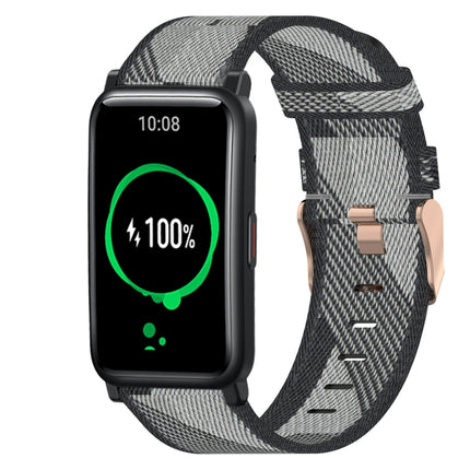 20mm Nylon Woven Watch Band, For Huawei Watch 2, For Honor Watch ES, For Honor MagicWatch2 42mm