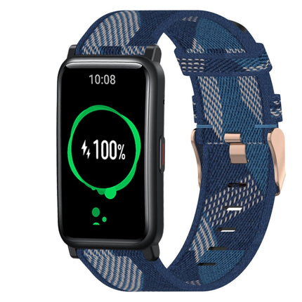 20mm Nylon Woven Watch Band, For Huawei Watch 2, For Honor Watch ES, For Honor MagicWatch2 42mm