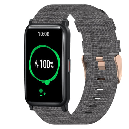 20mm Nylon Woven Watch Band, For Huawei Watch 2, For Honor Watch ES, For Honor MagicWatch2 42mm