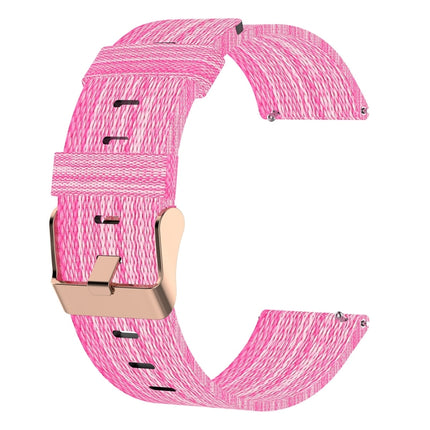 20mm Nylon Woven Watch Band, For Samsung Galaxy Watch 4 40mm, For Samsung Galaxy Watch 4 44mm, For Samsung  Galaxy Watch 4 Classic 42mm