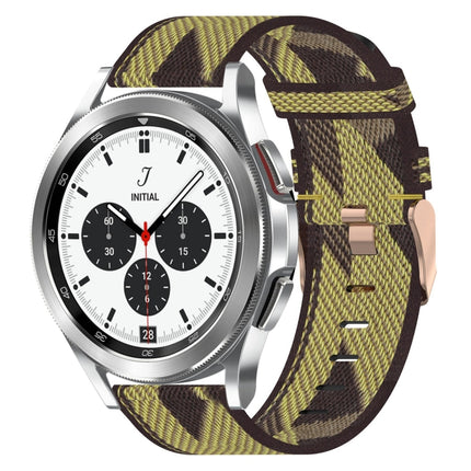 20mm Nylon Woven Watch Band, For Samsung Galaxy Watch 4 40mm, For Samsung Galaxy Watch 4 44mm, For Samsung  Galaxy Watch 4 Classic 42mm