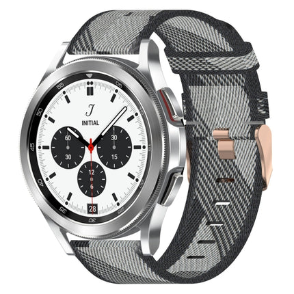 20mm Nylon Woven Watch Band, For Samsung Galaxy Watch 4 40mm, For Samsung Galaxy Watch 4 44mm, For Samsung  Galaxy Watch 4 Classic 42mm