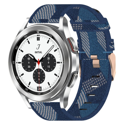20mm Nylon Woven Watch Band, For Samsung Galaxy Watch 4 40mm, For Samsung Galaxy Watch 4 44mm, For Samsung  Galaxy Watch 4 Classic 42mm