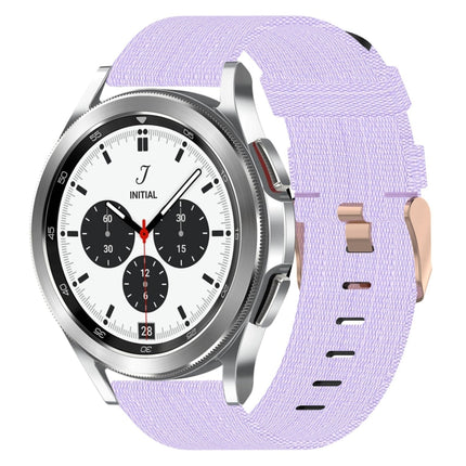 20mm Nylon Woven Watch Band, For Samsung Galaxy Watch 4 40mm, For Samsung Galaxy Watch 4 44mm, For Samsung  Galaxy Watch 4 Classic 42mm