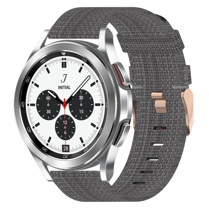 20mm Nylon Woven Watch Band, For Samsung Galaxy Watch 4 40mm, For Samsung Galaxy Watch 4 44mm, For Samsung  Galaxy Watch 4 Classic 42mm