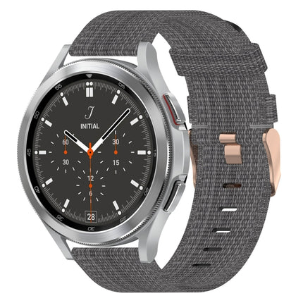 20mm Nylon Woven Watch Band, For Samsung  Galaxy Watch 4 Classic 46mm, For Samsung Galaxy Watch 3 41mm, For Samsung Galaxy Watch Active 2 40mm