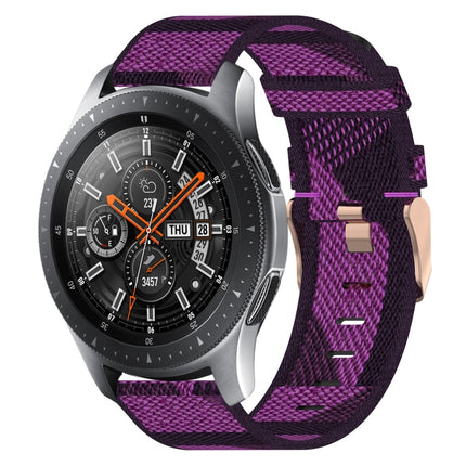 22mm Nylon Woven Watch Band, For Samsung Galaxy Watch3 45mm, For Samsung Galaxy Watch 46mm, For Samsung Gear S3 Classic
