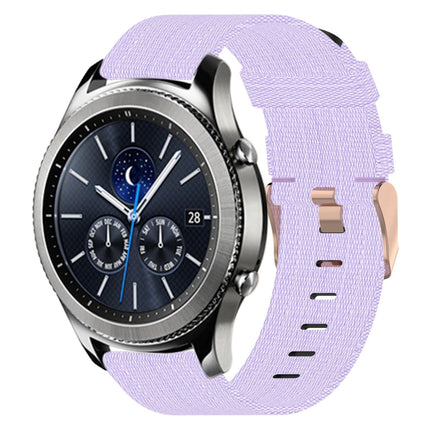 22mm Nylon Woven Watch Band, For Samsung Galaxy Watch3 45mm, For Samsung Galaxy Watch 46mm, For Samsung Gear S3 Classic