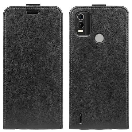 For Nokia C21 Plus R64 Texture Vertical Flip Leather Phone Case, For Nokia C21 Plus