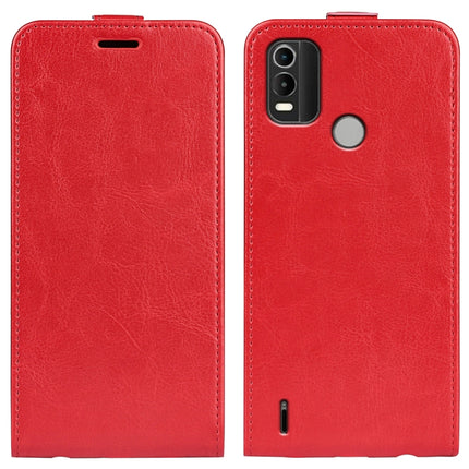 For Nokia C21 Plus R64 Texture Vertical Flip Leather Phone Case, For Nokia C21 Plus