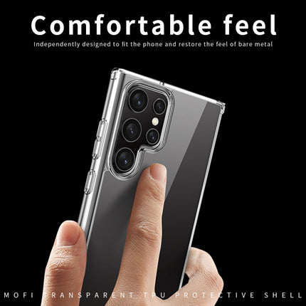 MOFI Ming series Fully Transparent Ultra-thin TPU Soft Shell All-round Protective Shell, For Samsung Galaxy S22 Ultra 5G