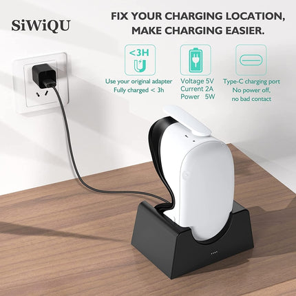 For Oculus Quest 2 VR Charging Stand VR Accessories Host Storage Bracket Charging Stand, VR Charging Stand