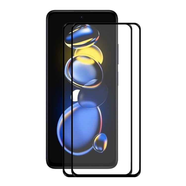 For Xiaomi Poco X4 GT / Redmi Note 11T Pro ENKAY Hat-Prince Full Glue 0.26mm 9H 2.5D Tempered Glass Full Film