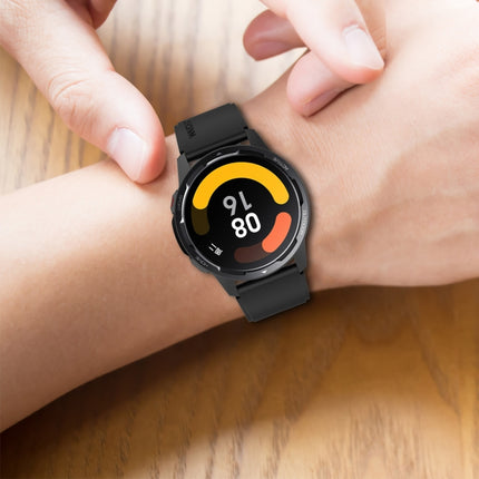 Protruding Head Silicone Strap Silver Buckle, For Samsung Galaxy Watch3 45mm 22mm, For Samsung Galaxy Gear S3 Classic 22mm