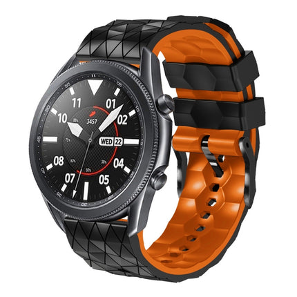 22mm Football Pattern Two-Color Silicone Strap, For Amazfit GTR 3, For Amazfit GTR 3 Pro