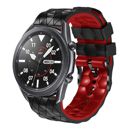 22mm Football Pattern Two-Color Silicone Strap, For Amazfit GTR 2e, For Amazfit GTR 2
