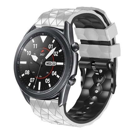 22mm Football Pattern Two-Color Silicone Strap, For Amazfit Pace, For Amazfit Stratos