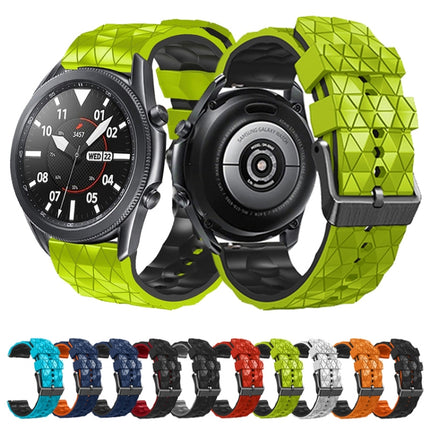 22mm Football Pattern Two-Color Silicone Strap, For Xiaomi Watch S1, For Xiaomi Watch Color 2