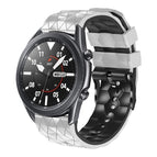 For Samsung Galaxy Watch3 45mm / White+Black
