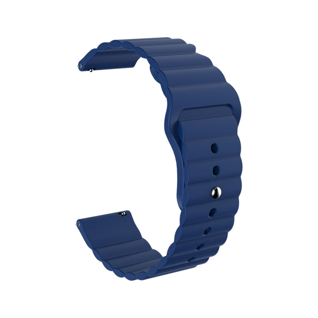 22mm Corrugated Silicone Watch Band, For Xiaomi Watch S1