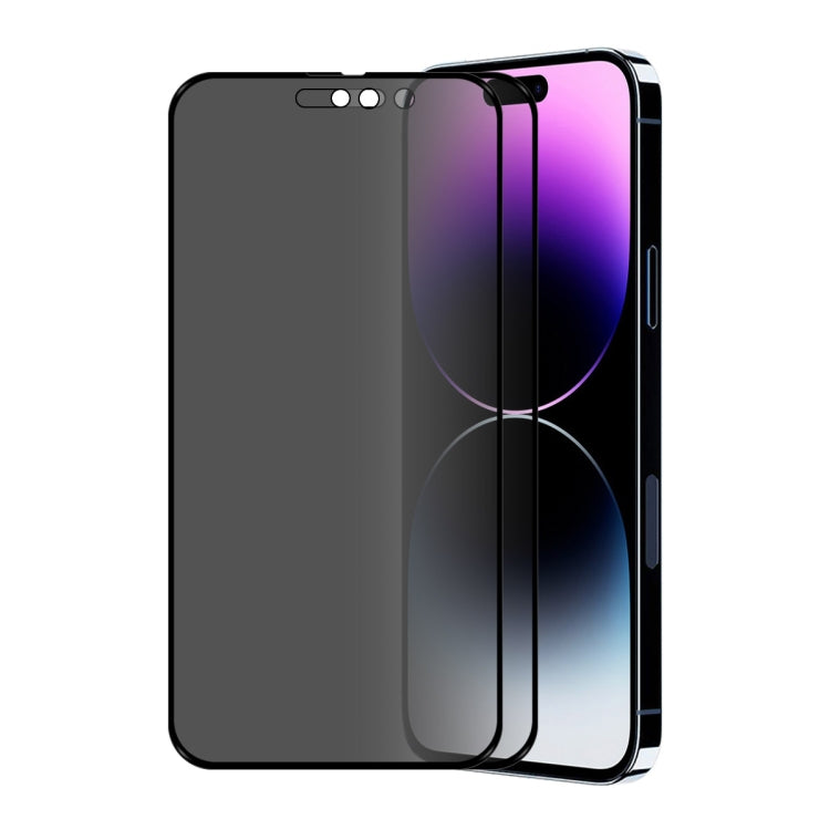 ENKAY 28 Degree Anti-peeping Tempered Glass Film for iPhone 14 Pro Max, For iPhone 14 Pro Max (1 PC), For iPhone 14 Pro Max (2 PCS), For iPhone 14 Pro Max (5 PCS)