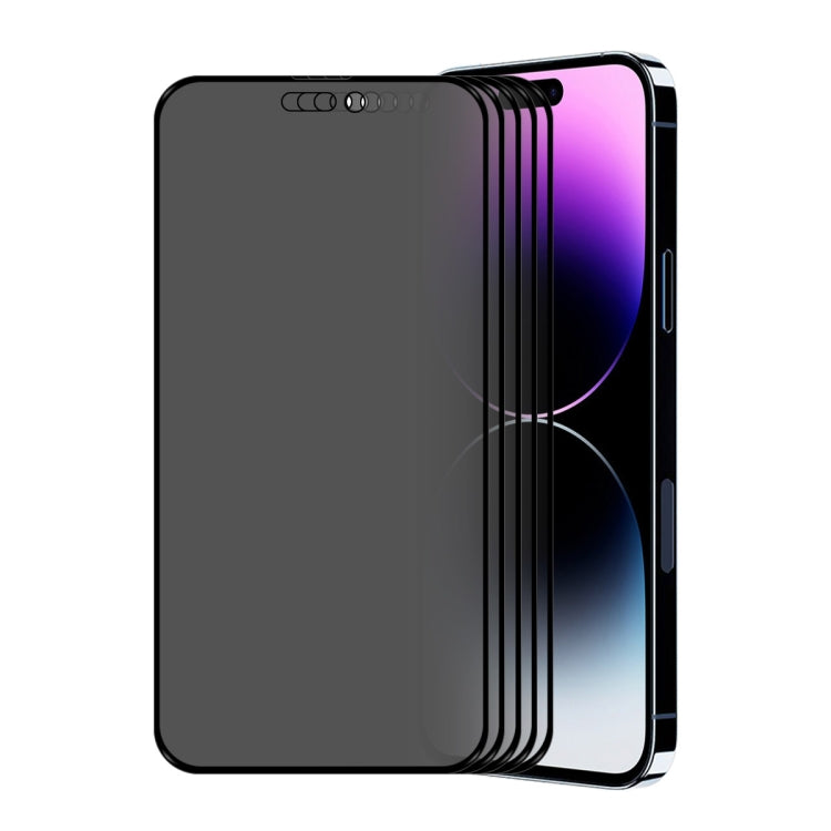 ENKAY 28 Degree Anti-peeping Tempered Glass Film for iPhone 14 Pro Max, For iPhone 14 Pro Max (1 PC), For iPhone 14 Pro Max (2 PCS), For iPhone 14 Pro Max (5 PCS)