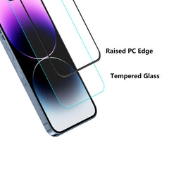 ENKAY Full Glue Tempered Glass Anti-fall Full Film for iPhone 14 Pro, For iPhone 14 Pro (1 PC), For iPhone 14 Pro (2 PCS), For iPhone 14 Pro (5 PCS)