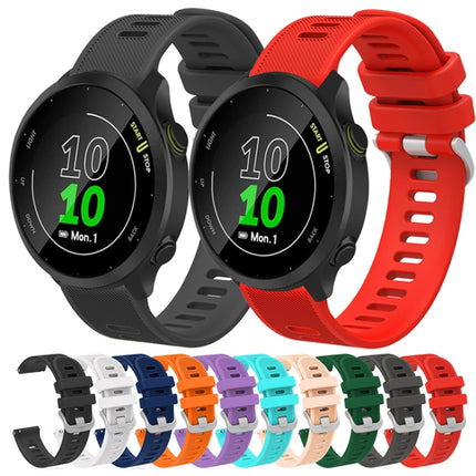 20mm Silicone Twill Watch Band, For Garmin Forerunner 55, For Garmin Venu