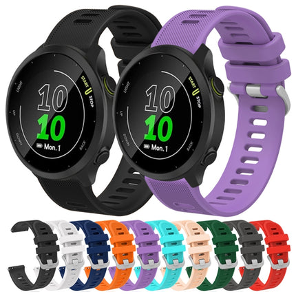 20mm Silicone Twill Watch Band, For Samsung  Galaxy Watch 4 Classic 42mm, For Samsung  Galaxy Watch 4 Classic 46mm