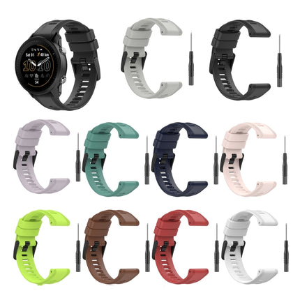 22mm Solid Color Silicone Watch Band, For Garmin Fenix 6 GPS, For Garmin Fenix 6 Pro GPS