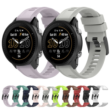 22mm Solid Color Silicone Watch Band, For Garmin Fenix 6 Sapphire GPS, For Garmin Fenix 5