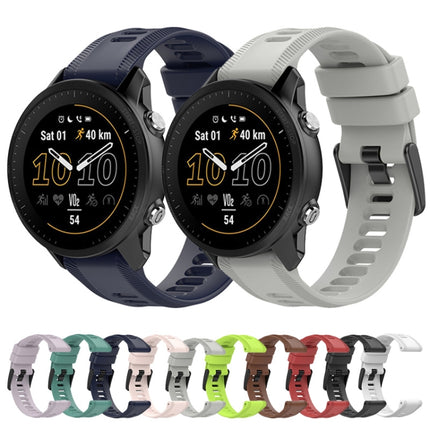 22mm Solid Color Silicone Watch Band, For Garmin Fenix 5 Plus, For Garmin Quatix 5