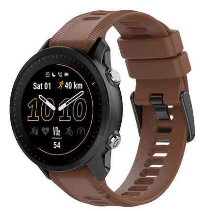 22mm Solid Color Silicone Watch Band, For Garmin Quatix 5 Sapphire, For Garmin Forerunner 945