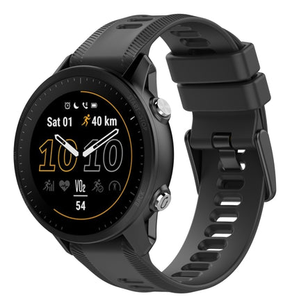 22mm Solid Color Silicone Watch Band, For Garmin Forerunner 935
