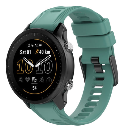 22mm Solid Color Silicone Watch Band, For Garmin Forerunner 935