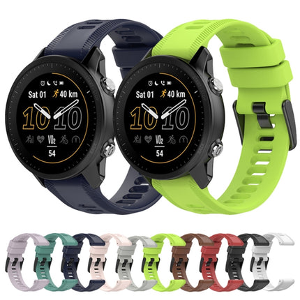 22mm Solid Color Silicone Watch Band, For Garmin Forerunner 935