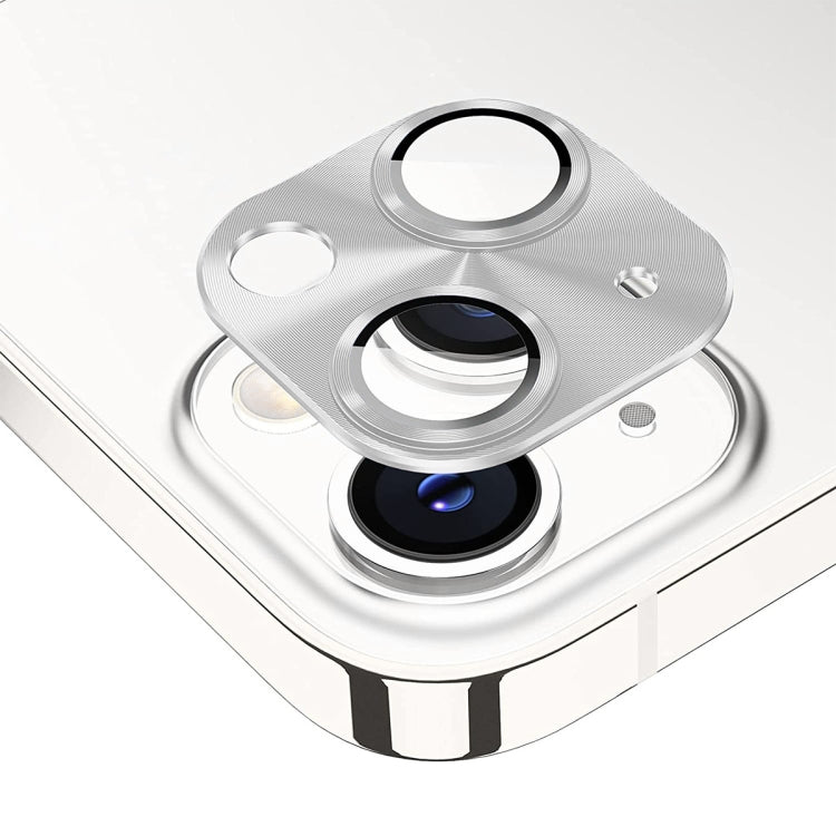 ENKAY Aluminium Alloy Tempered Glass Lens Cover Film For iPhone 14 / 14 Max, For iPhone 14 / 14 Plus