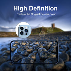 ENKAY 3 in 1 0.2mm 9H Tempered Glass Lens Film For iPhone 14 Pro / 14 Pro Max, For iPhone 14 / 14 Max (1 Set), For iPhone 14 / 14 Max (2 Set), For iPhone 14 / 14 Max (5 Set), For iPhone 14 / 14 Max (10 Set)