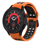 For Samsung Galaxy Watch 5  40mm / Orange+Black