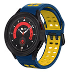 For Samsung Galaxy Watch 5  40mm / Midnight Blue+Yellow