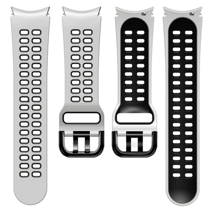 20mm Breathable Two-Color Silicone Watch Band, For Samsung Galaxy Watch 5  40mm