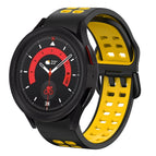 For Samsung Galaxy Watch 5  44mm / Black+Yellow