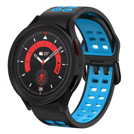 20mm Breathable Two-Color Silicone Watch Band, For Samsung Galaxy Watch 5  44mm