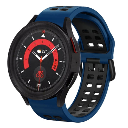 20mm Breathable Two-Color Silicone Watch Band, For Samsung Galaxy Watch 5  44mm