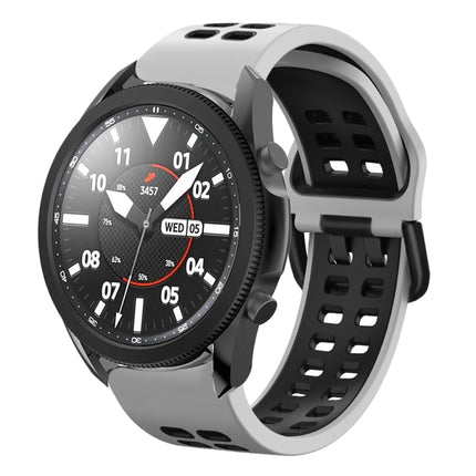 20mm Breathable Two-Color Silicone Watch Band, For Samsung Galaxy Watch 5 Pro  45mm