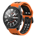 For Samsung Galaxy Watch 5 Pro  45mm / Orange+Black