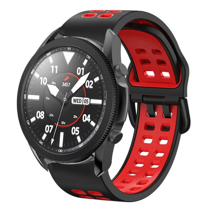 20mm Breathable Two-Color Silicone Watch Band, For Samsung Galaxy Watch 5 Pro  45mm